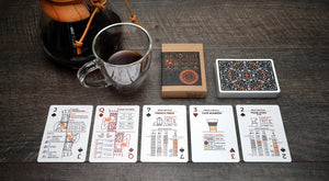 Coffee cards with educational tips on how to dial-in your taste for your favorite brew