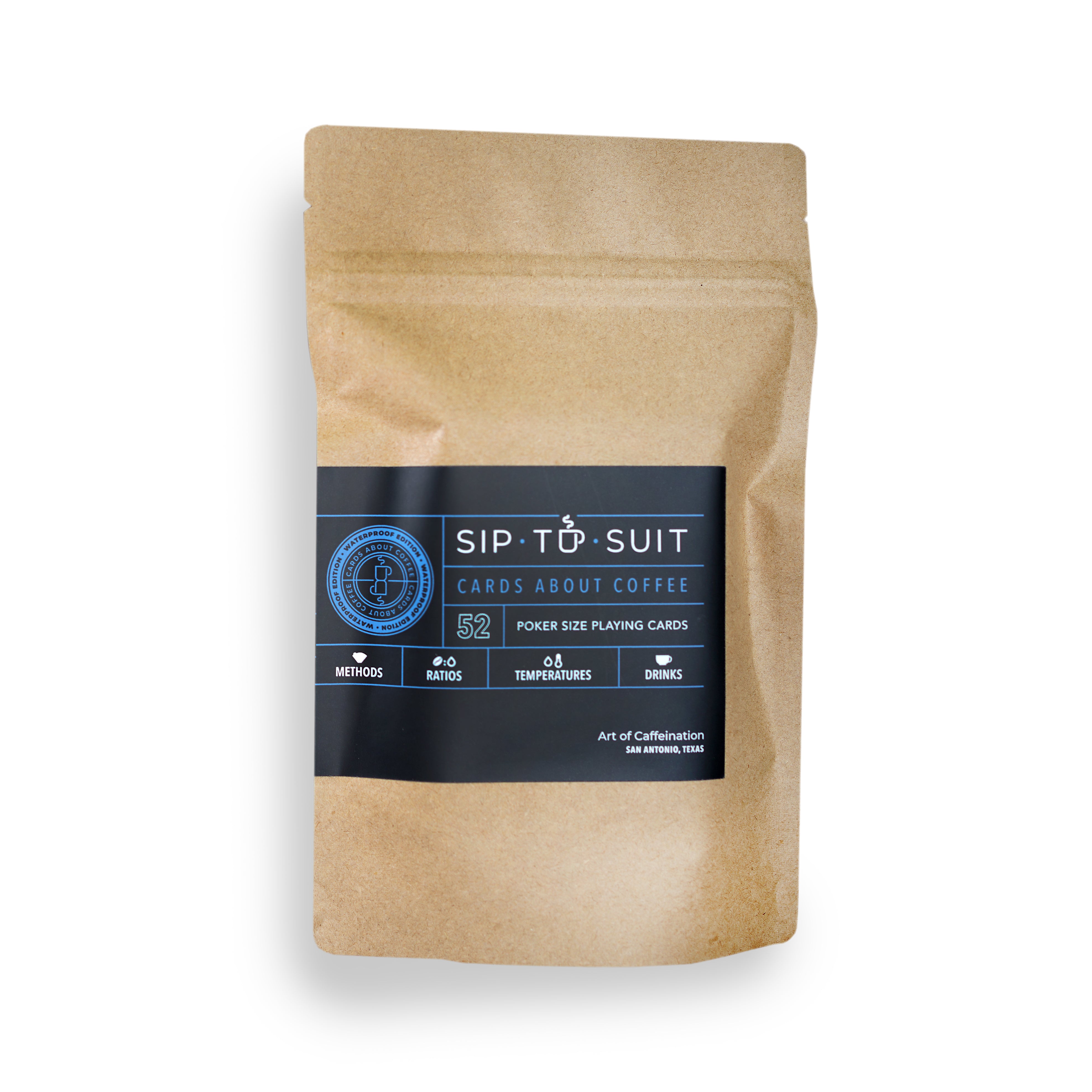 SIP-TO-SUIT Cards About Coffee - Waterproof Edition - Art of Caffeination